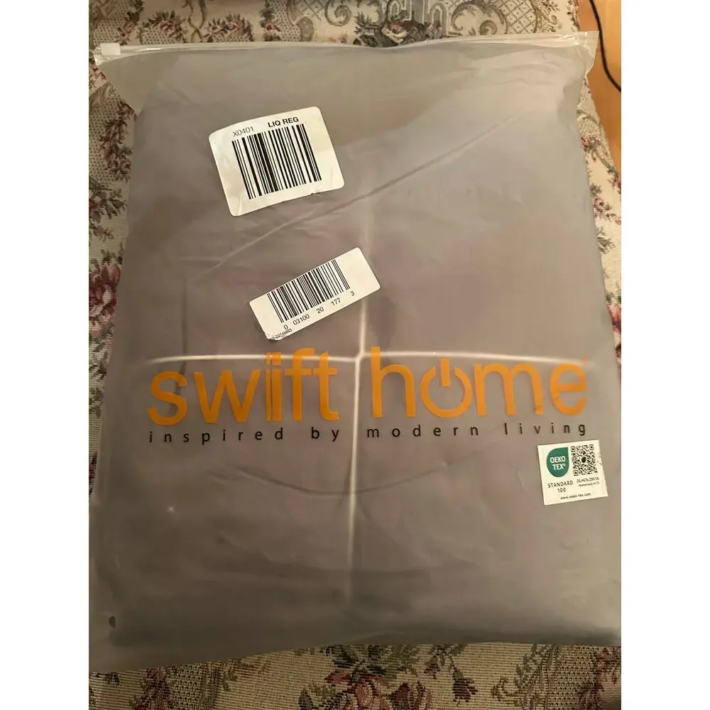 Swift Hone Microfiber Washed Crinkle Duvet Cover Full-Queen
